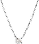 Bony Levy Petite Liora Diamond Solitaire Pendant Necklace