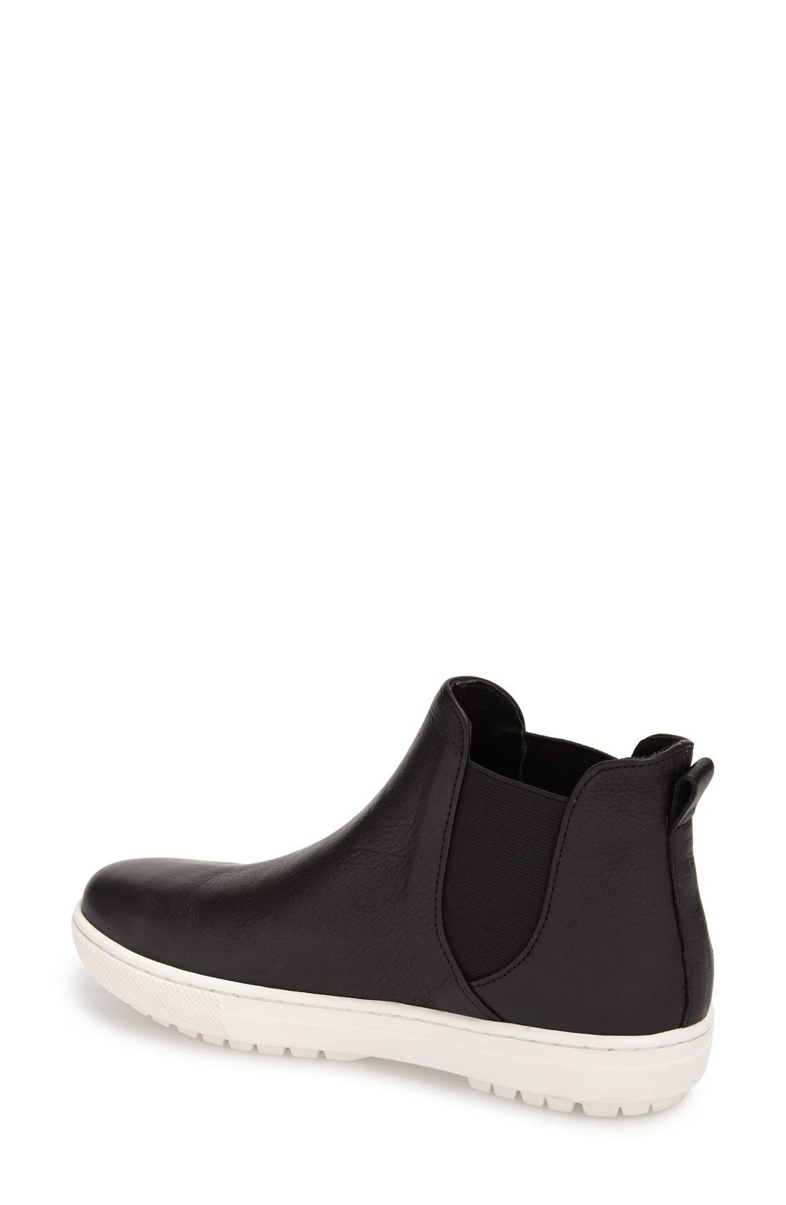 'Zelda' Chelsea Sneaker, Alternate, color, BLACK