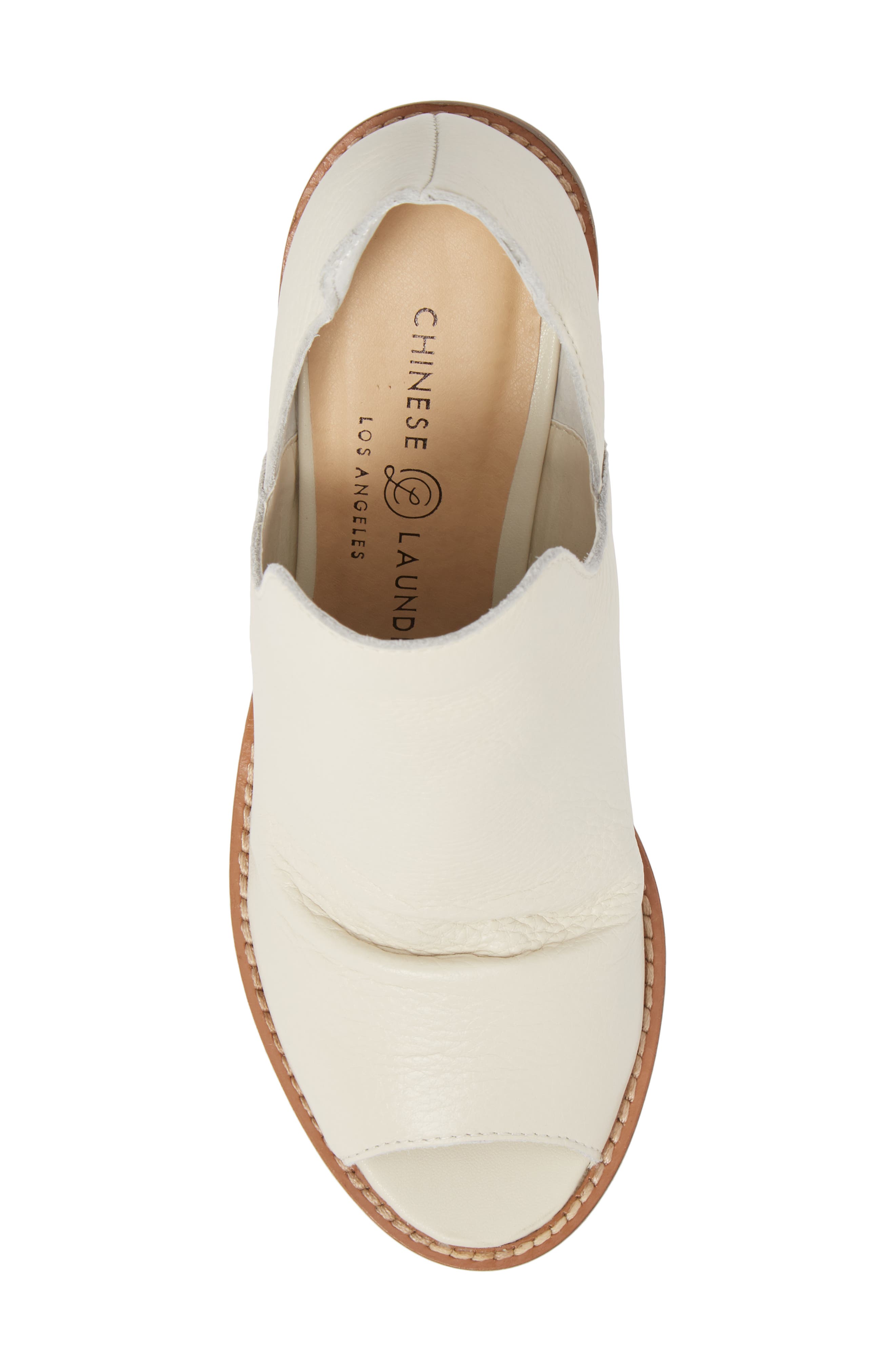 Carlita Peep Toe Bootie, Alternate, color, WHITE
