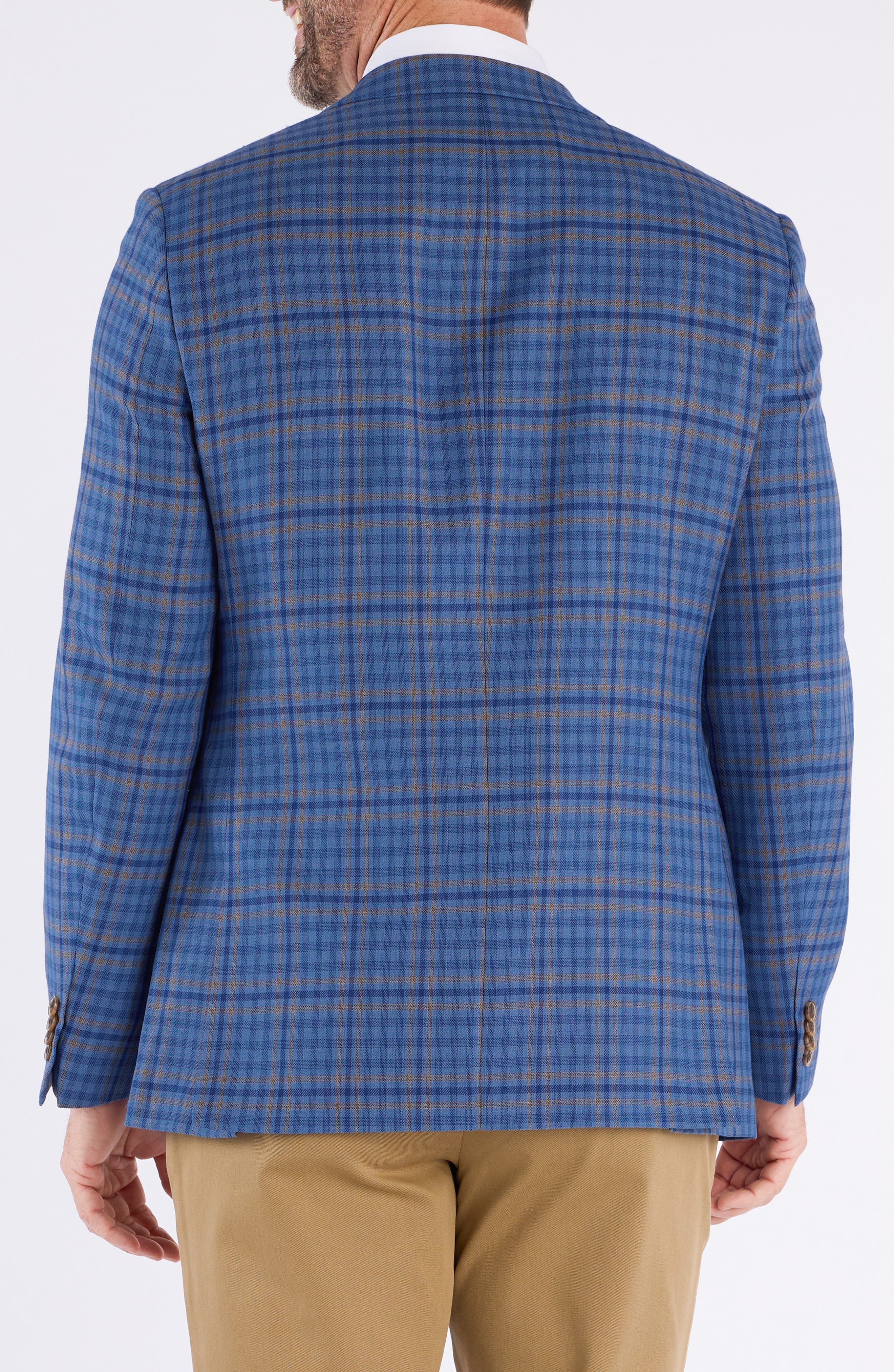 Check Wool Blend Sport Coat - image 2