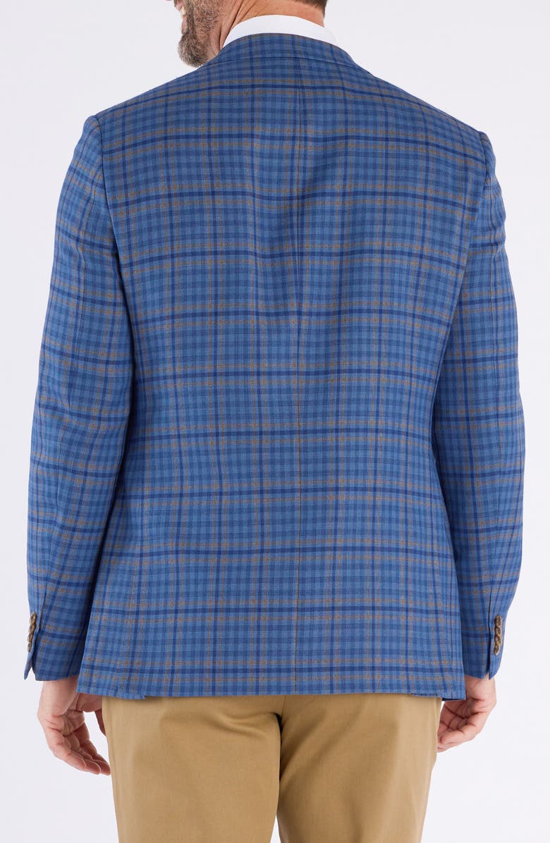 CRICKETEER Check Wool Blend Sport Coat, Alternate, color, Blue