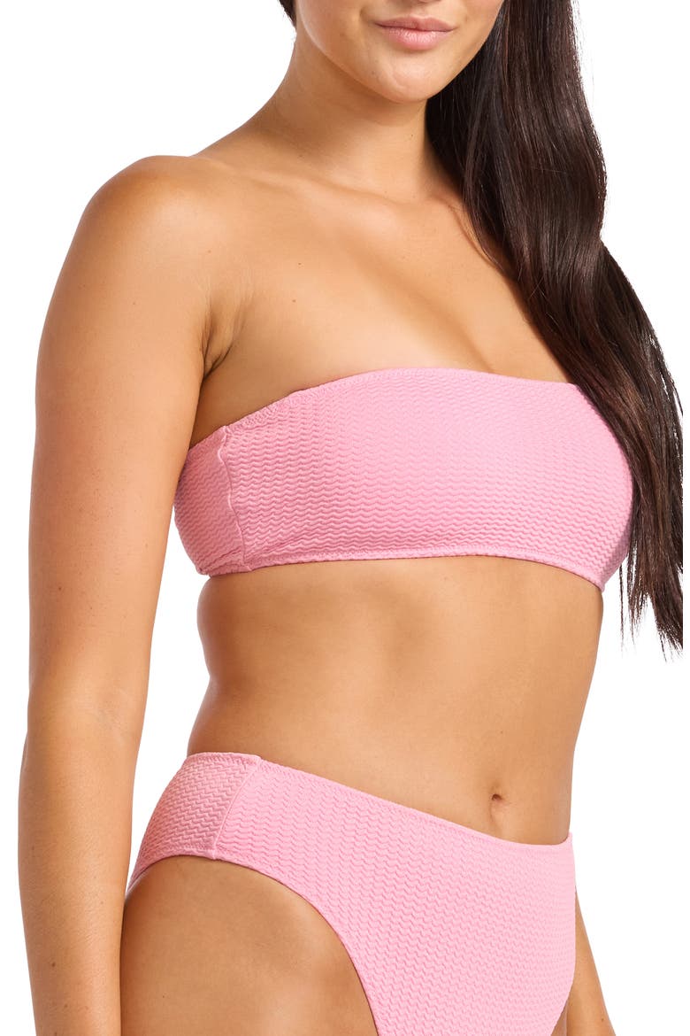 Sea Dive Tube Swim Top, Alternate, color, POP PINK