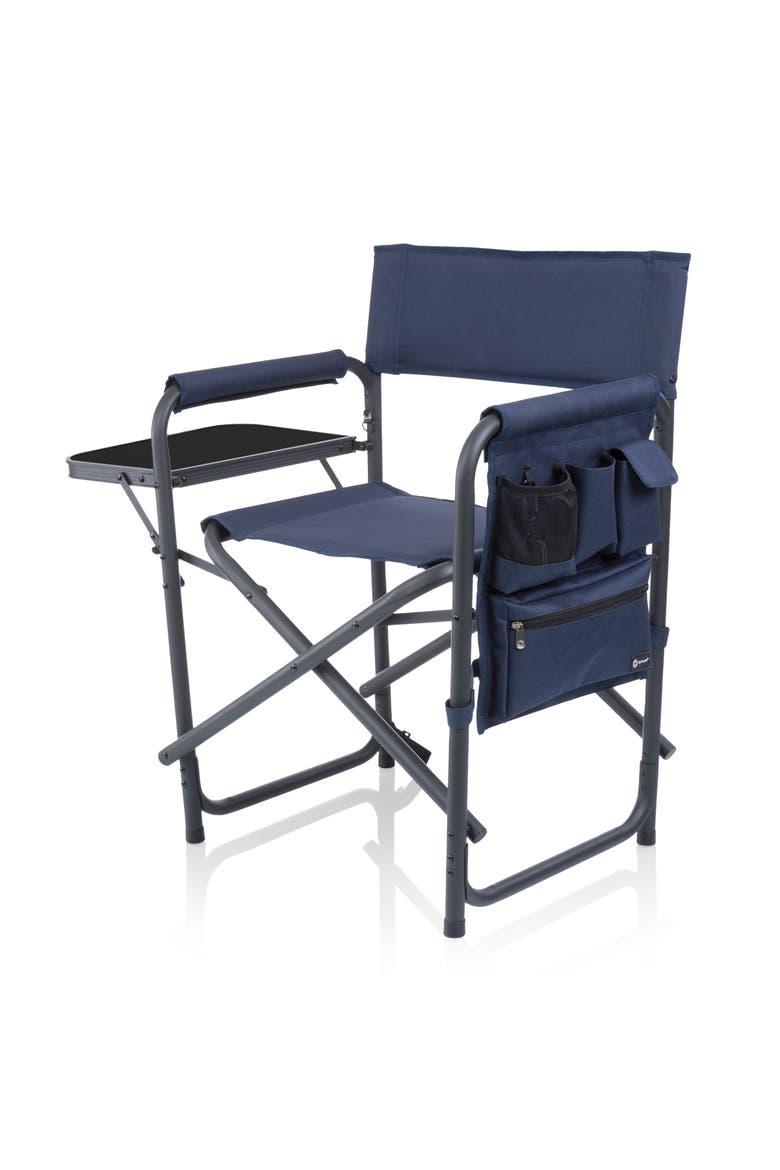 Sports Chair, Main, color, Navy Blue with Black Accents