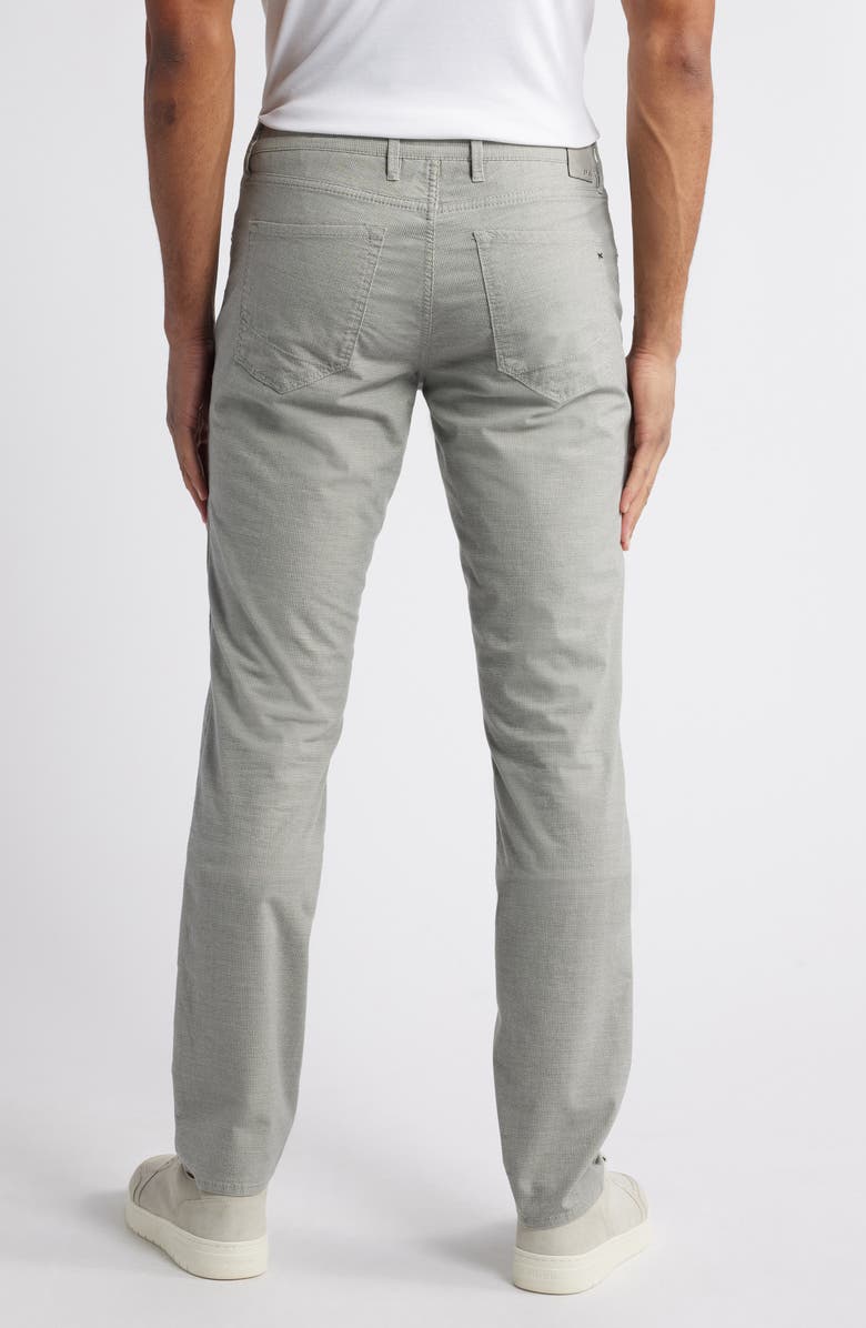 Brax Chuck Microcheck Modern Fit Stretch Pants, Alternate, color, Silver
