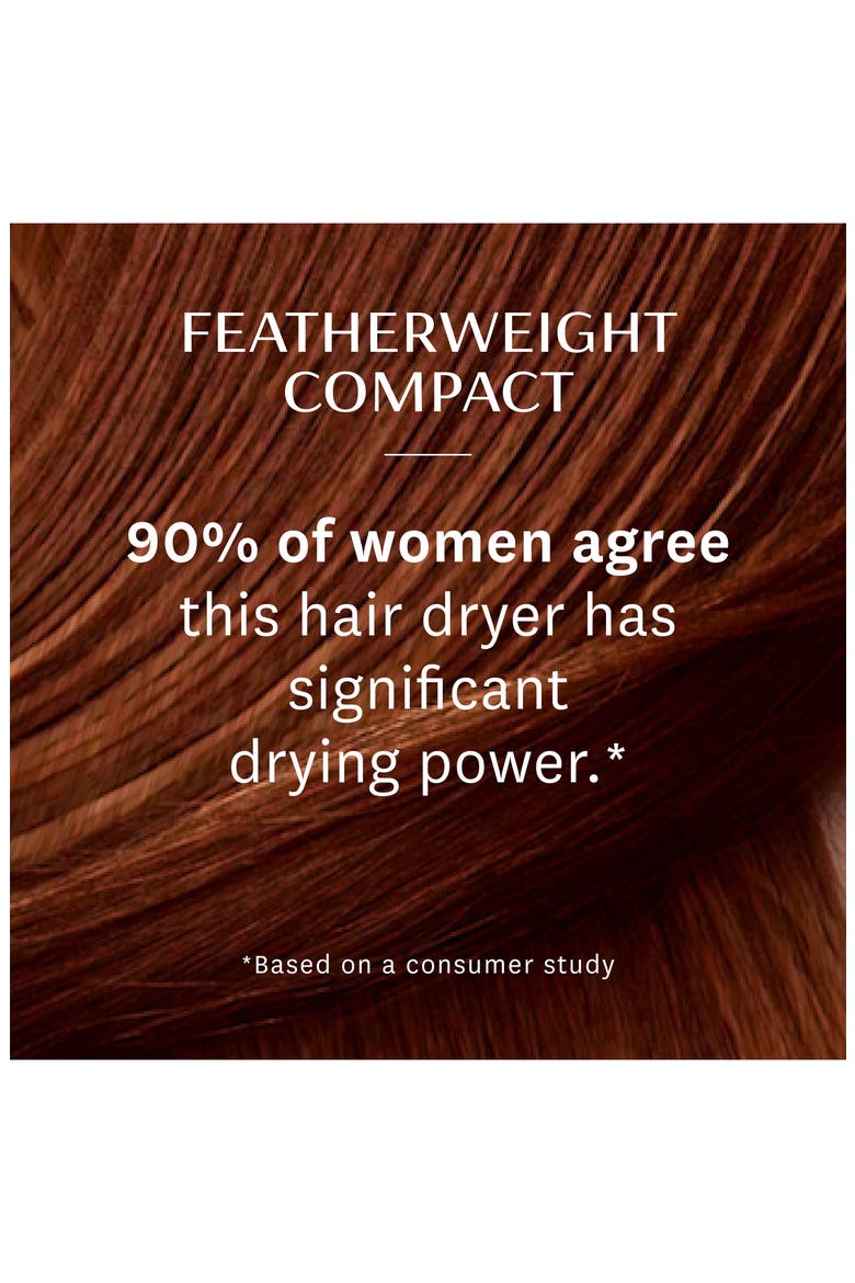 Featherweight Folding Compact Hair Dryer with Dual Voltage, Alternate, color, NO COLOR