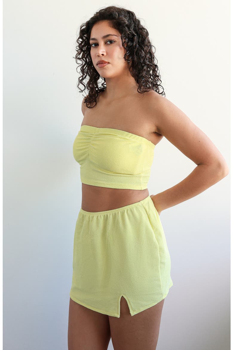 Tahoe Crop Top, Alternate, color, Baby Yellow