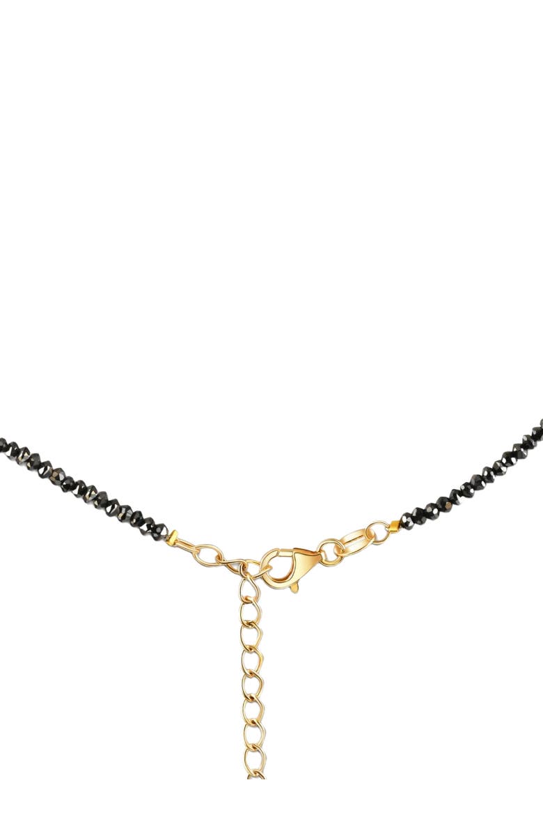 Bliss Diamond 15Ct TW Black Diamond Necklace 16" With 2" Extended 18k Gold, Alternate, color,