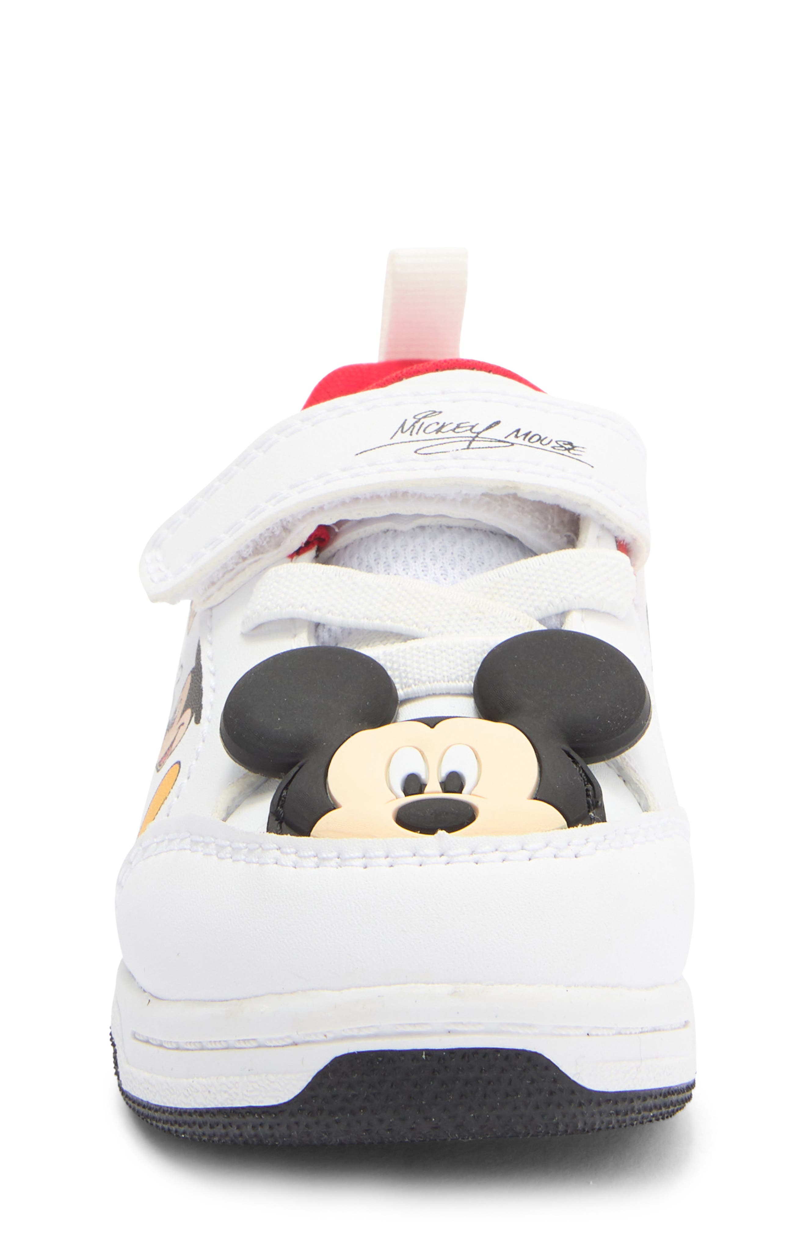 Harper Canyon Mickey Lace-Up Sneaker, Alternate, color, White Multi