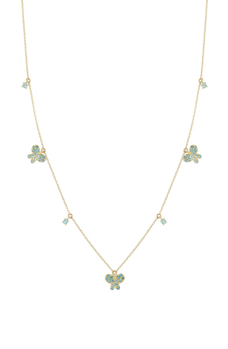 Bony Levy BLC 14K Gold Butterfly Station Necklace, Main, color,