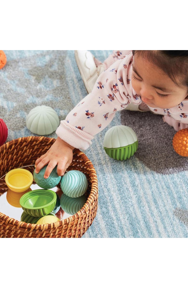 Kaplan Early Learning Company Textured Mix and Match Balls - Set of 8, Alternate, color, Multicolored