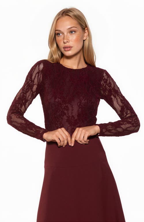 Alexia Admor Celine Stretch Lace Bodysuit In Multi