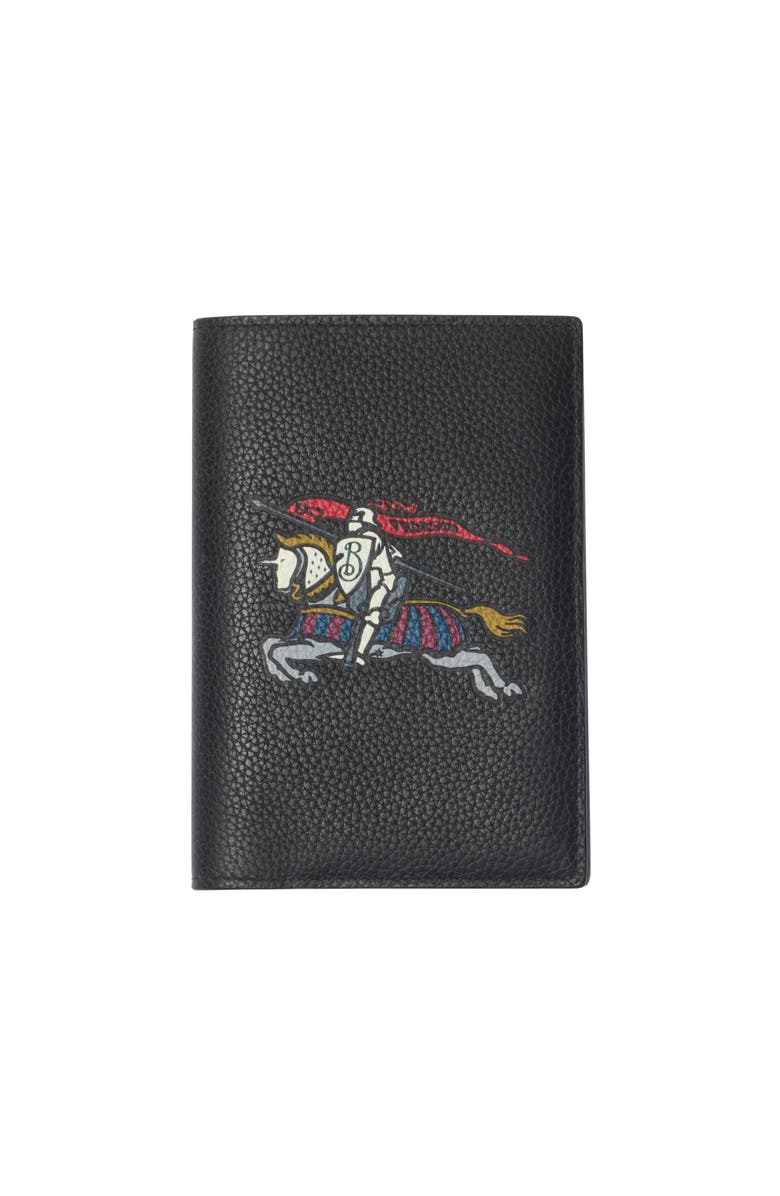 Burberry EKD Passport Holder, Main, color, Black