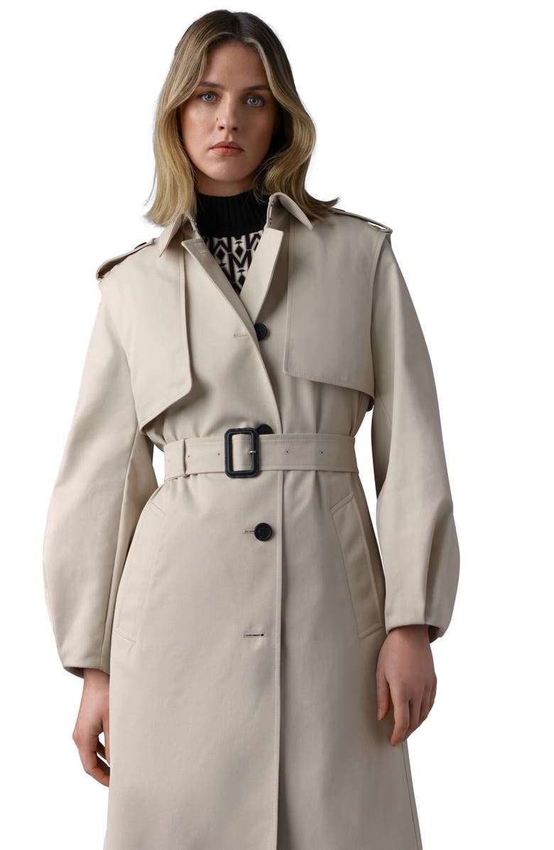 Mackage Alia Water Repellent Trench Coat, Alternate, color, Trench