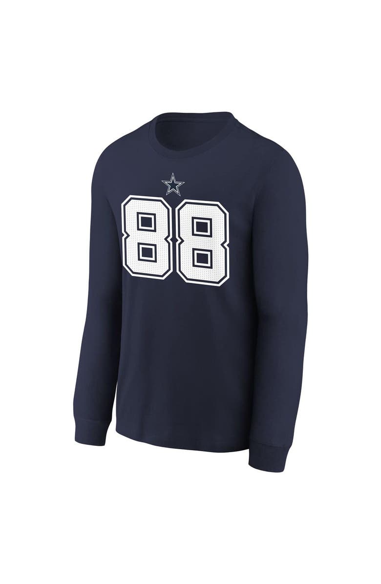 Nike Youth Nike CeeDee Lamb Navy Dallas Cowboys Player Name 
Number Long Sleeve T-Shirt, Alternate, color, Navy