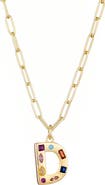 Adornia Initial Pendant Necklace