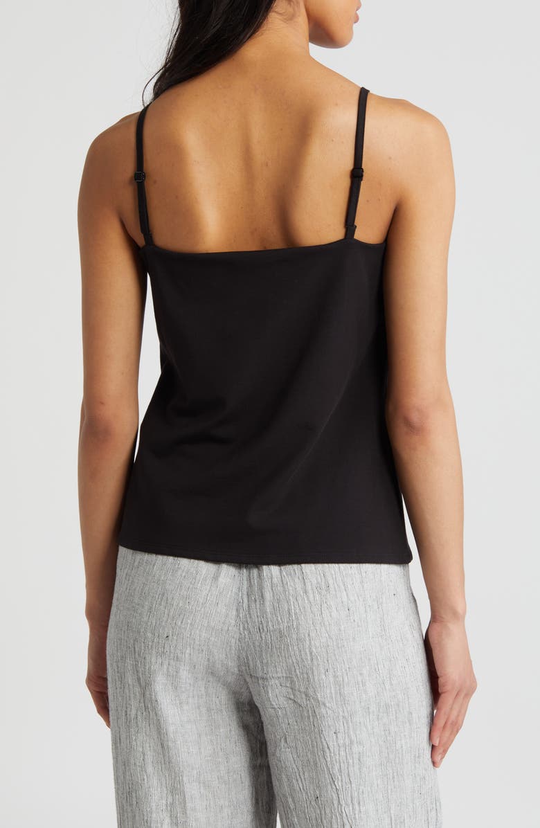 Eileen Fisher Organic Cotton Blend Shelf Bra Camisole, Alternate, color,