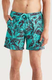 Tori Richard Flower Pool Swim Trunks