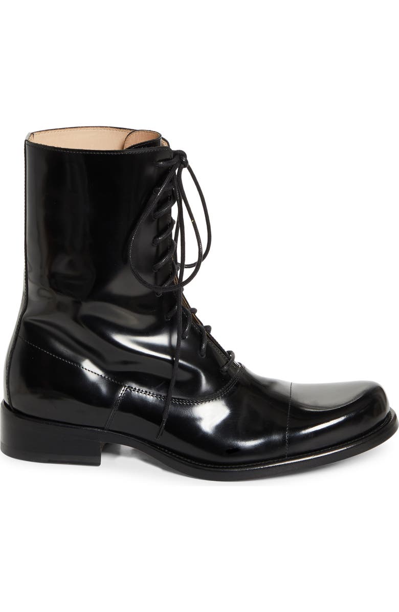 The Row Kai Combat Boot, Alternate, color, Black
