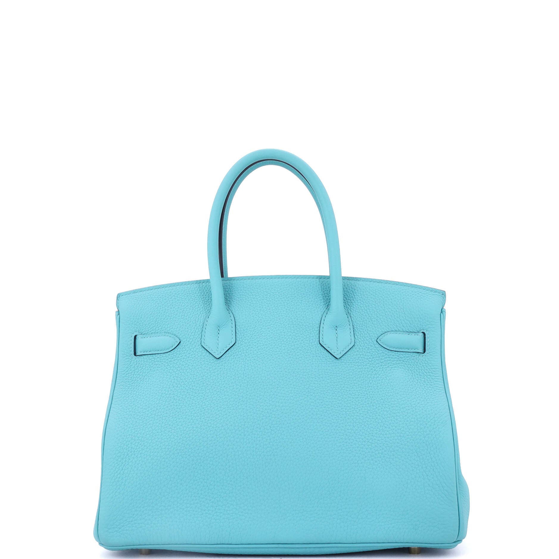 Pre-Owned Hermes Birkin Handbag Blue Togo with Gold Hardware 30, Alternate, color, Bleu Du Nord