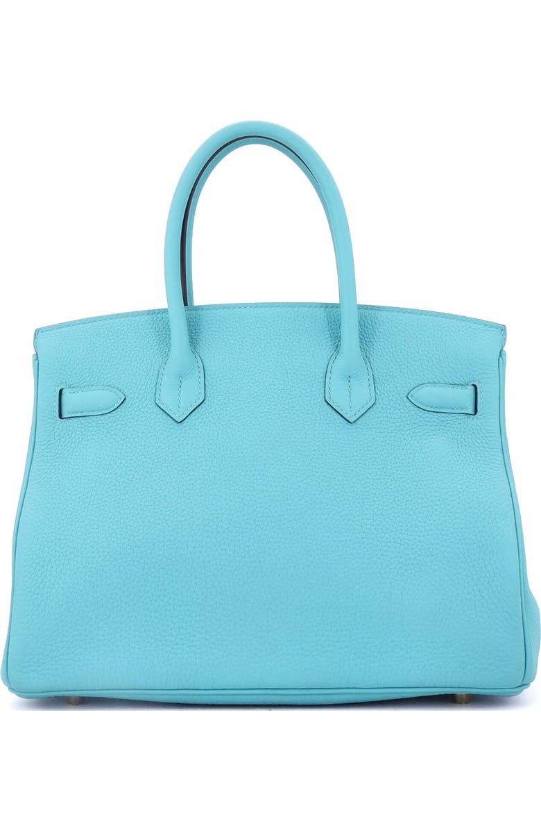 Pre-Owned Hermes Birkin Handbag Blue Togo with Gold Hardware 30, Alternate, color, Bleu Du Nord