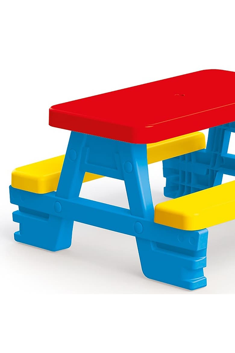 Children's Picnic Table With 4 Benches, Alternate, color, Multicolored