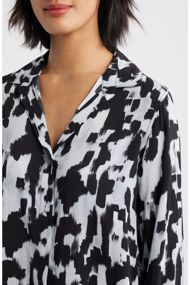 Classic Button-Up Shirt, Alternate, color, WINTER GREY LIGHTS