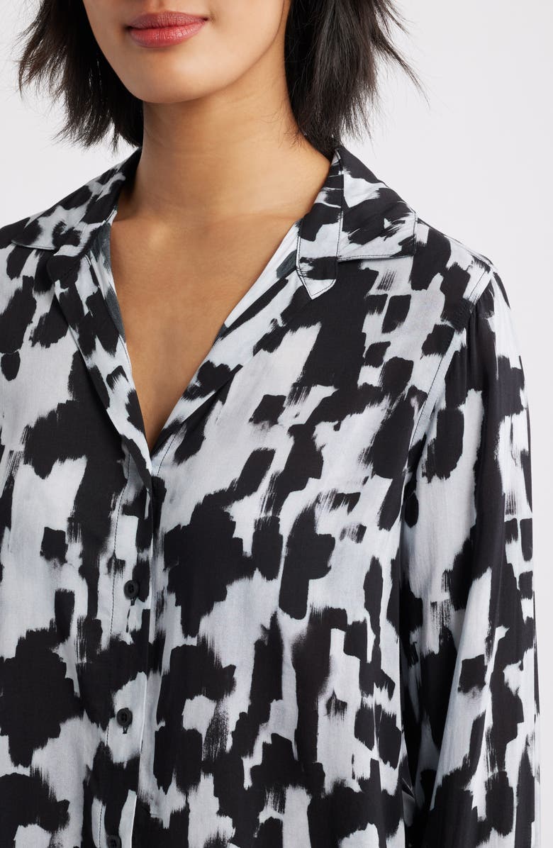 Cloth & Stone Classic Button-Up Shirt, Alternate, color, Winter Grey Lights