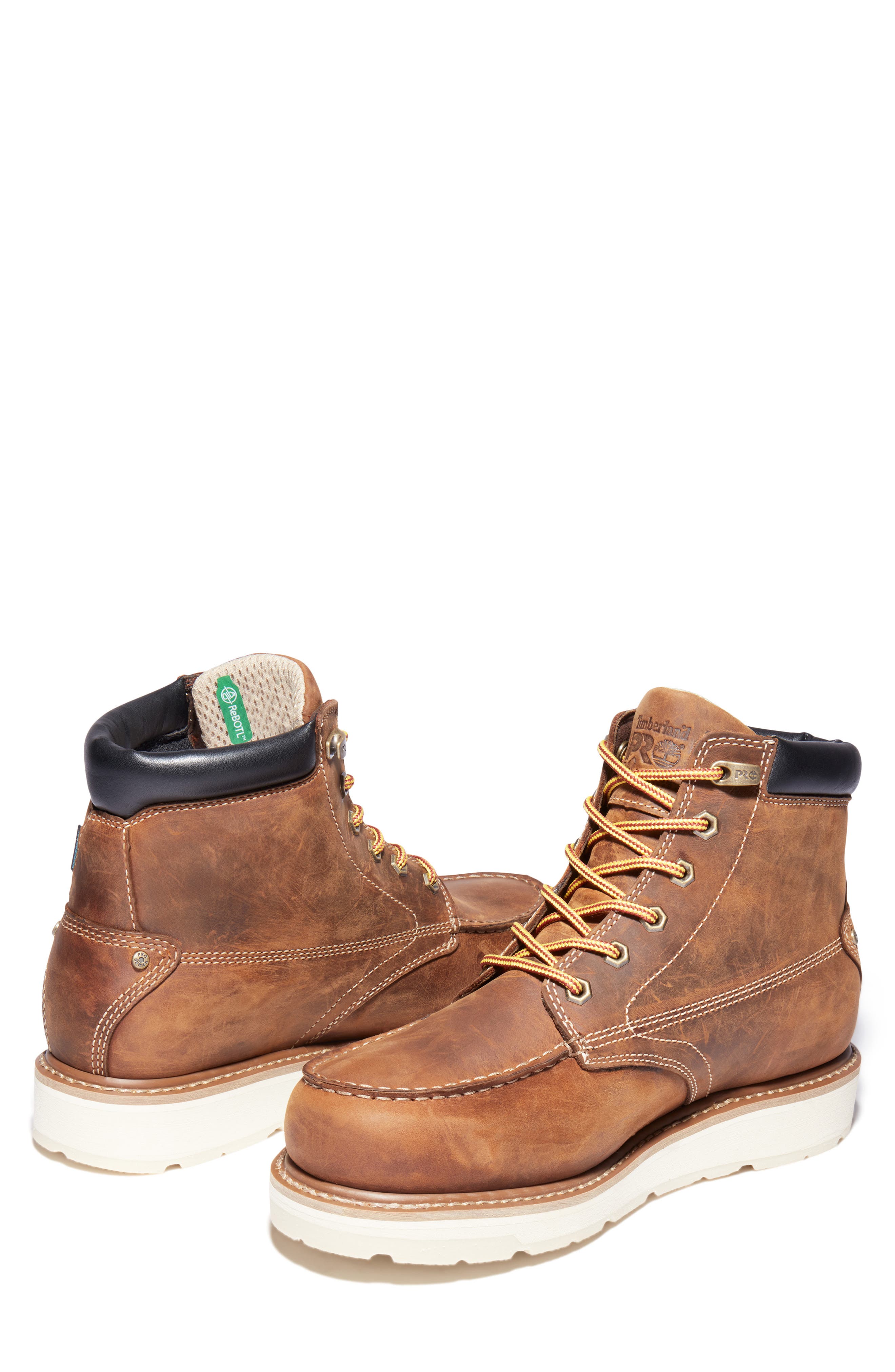 Gridworks 6" Waterproof Work Boot, Alternate, color, BROWN