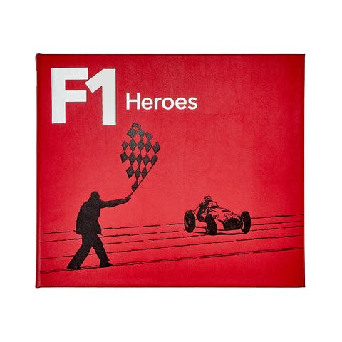 F1 Heroes Leather Coffee Table Book