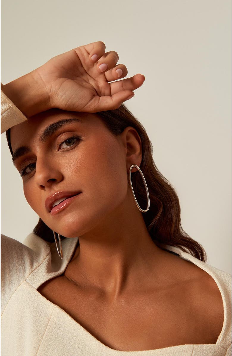 CXC Skylight Earrings, Alternate, color, Silver