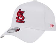 New Era Men's New Era White St. Louis Cardinals TC A-Frame 9FORTY Adjustable Hat
