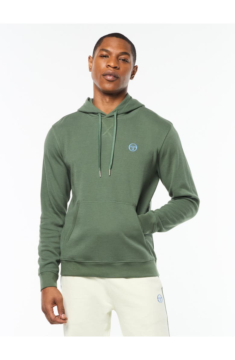 Sergio Tacchini Grafico Hoodie, Main, color, Duck Green
