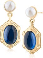 JARDIN Royal Oval Drop Earrings