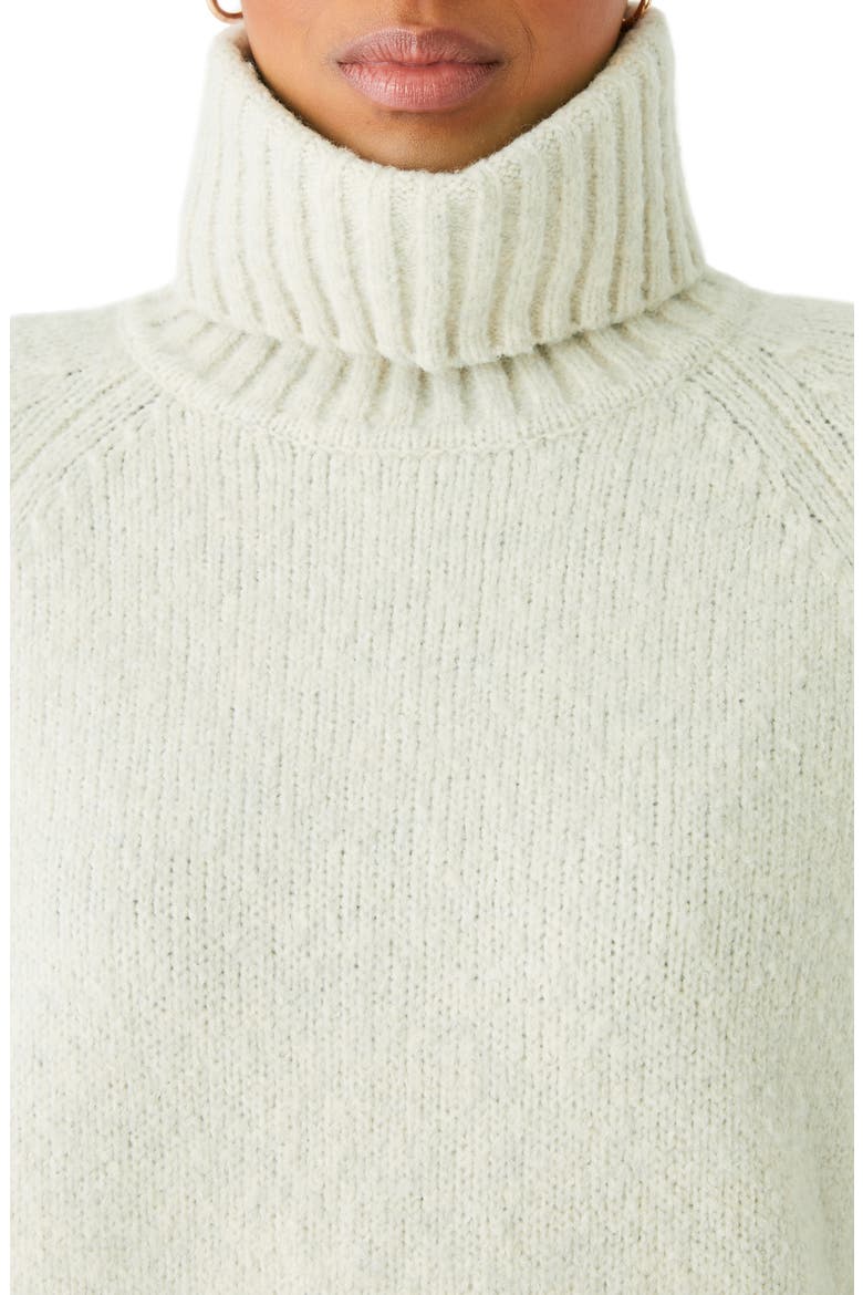 Turtleneck Sweater, Alternate, color, SNOW WHITE