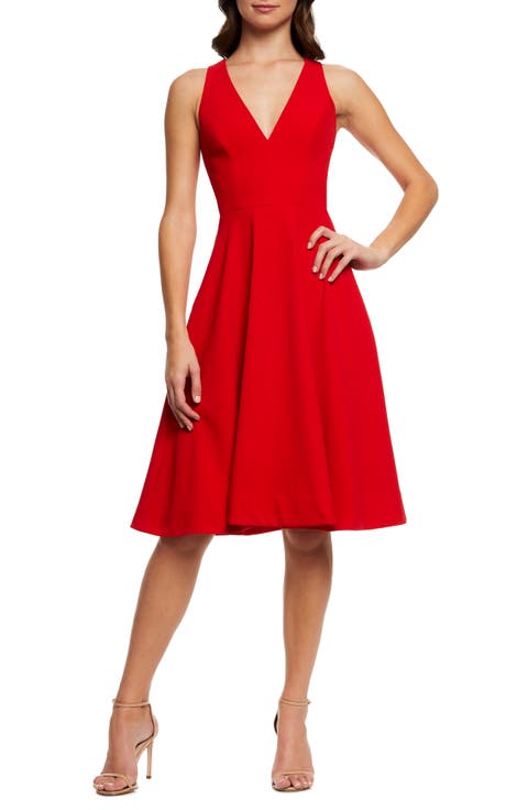 Catalina Fit & Flare Cocktail Dress