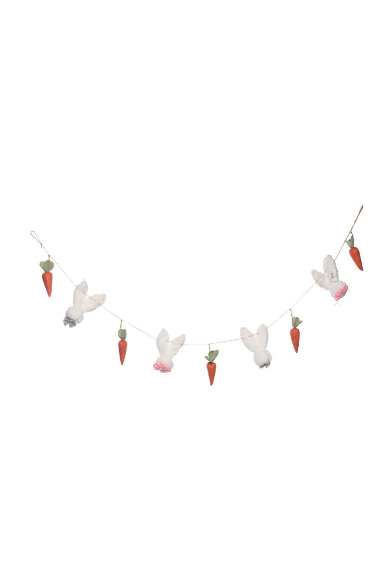 72 in Multicolor Easter PGarland Perfect for Easter Decor Banners and Garlands Made of Durable Polyester, Alternate, color, White