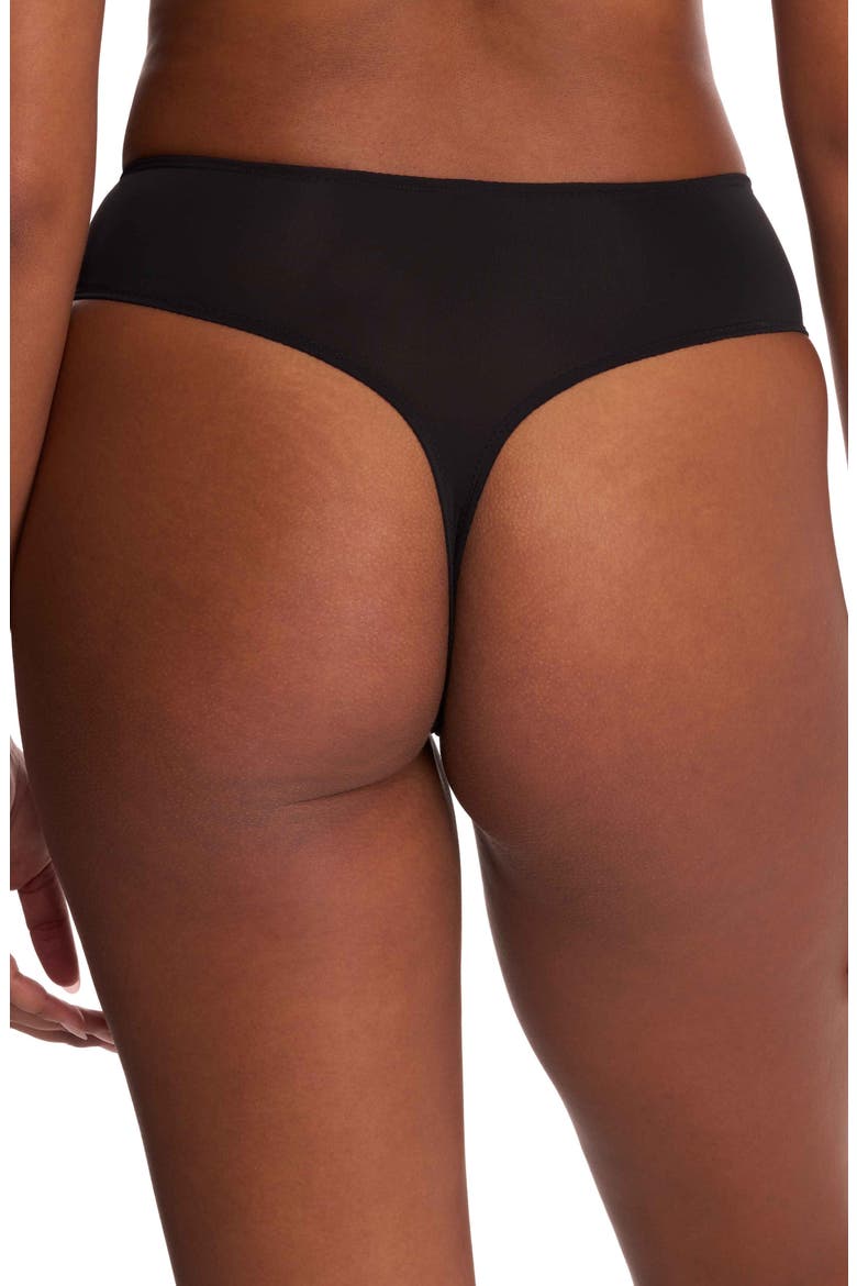 Harmony High Rise Thong, Alternate, color, BLACK