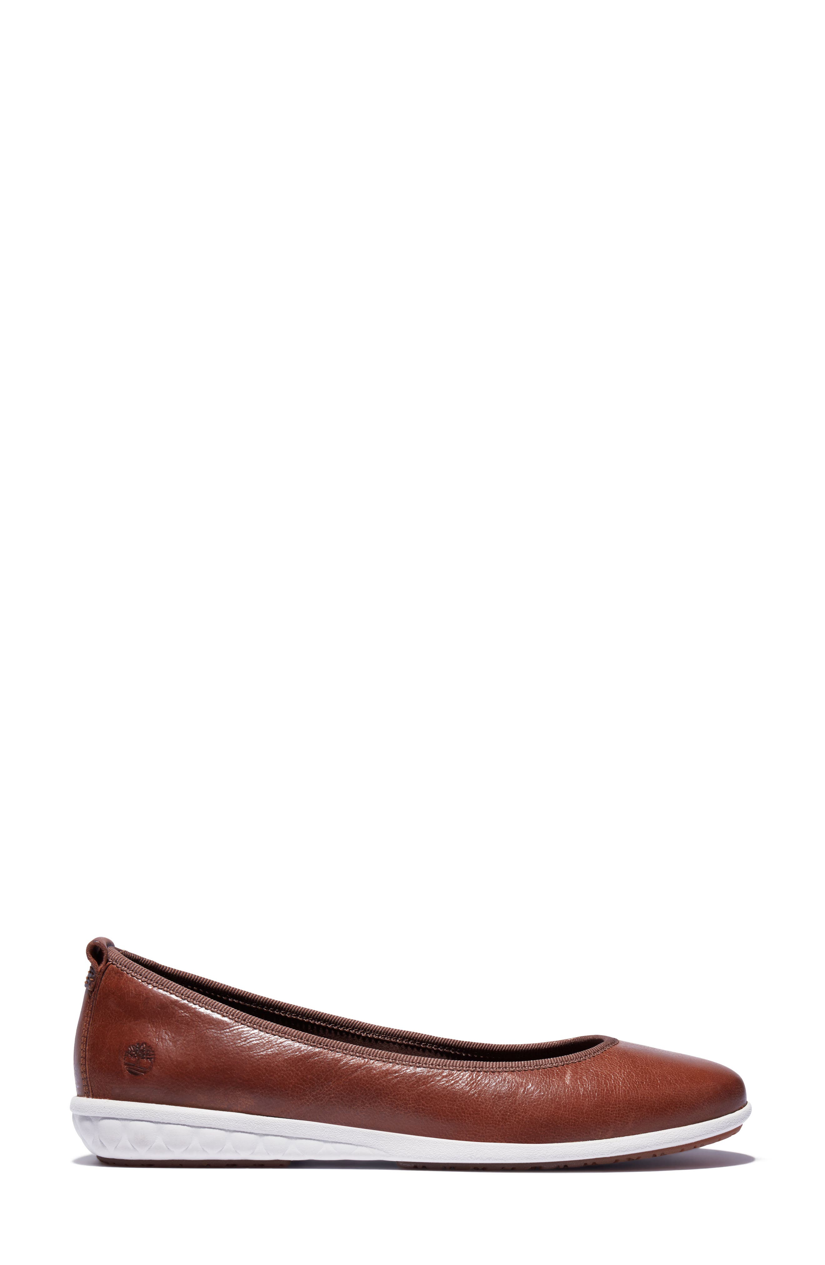 Bradstreet Ultra Ballerina Flat, Alternate, color, MEDIUM BROWN FULL GRAIN
