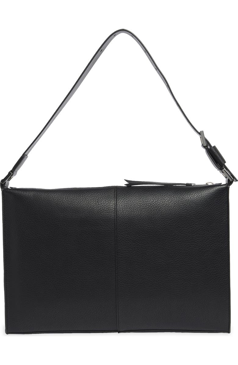 AllSaints Edbury Leather Shoulder Bag, Alternate, color,