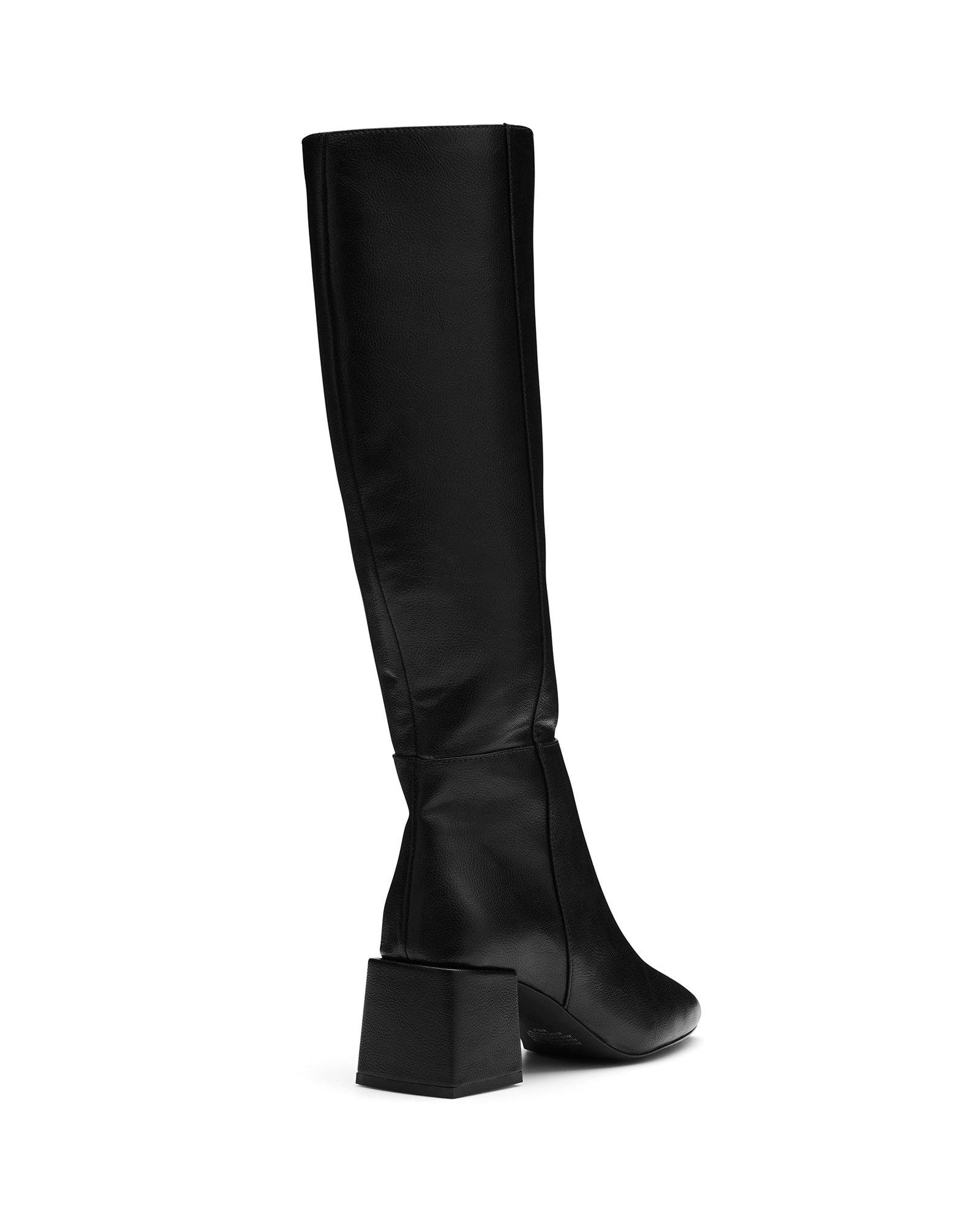 Therapy Australia Wolf Block Heel Tall Boots, Alternate, color, Black Pu
