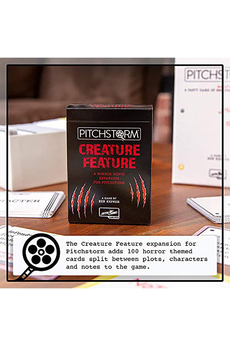 Creature Feature Deck 100 Horror Movie Cards, Standalone Or Expansion, Alternate, color, Multicolored