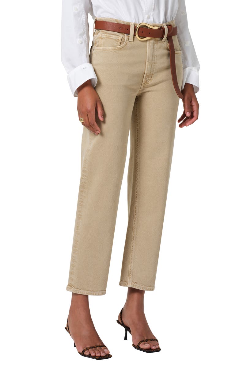 Citizens of Humanity Palma High Waist Straight Leg Jeans, Main, color, Hempseed