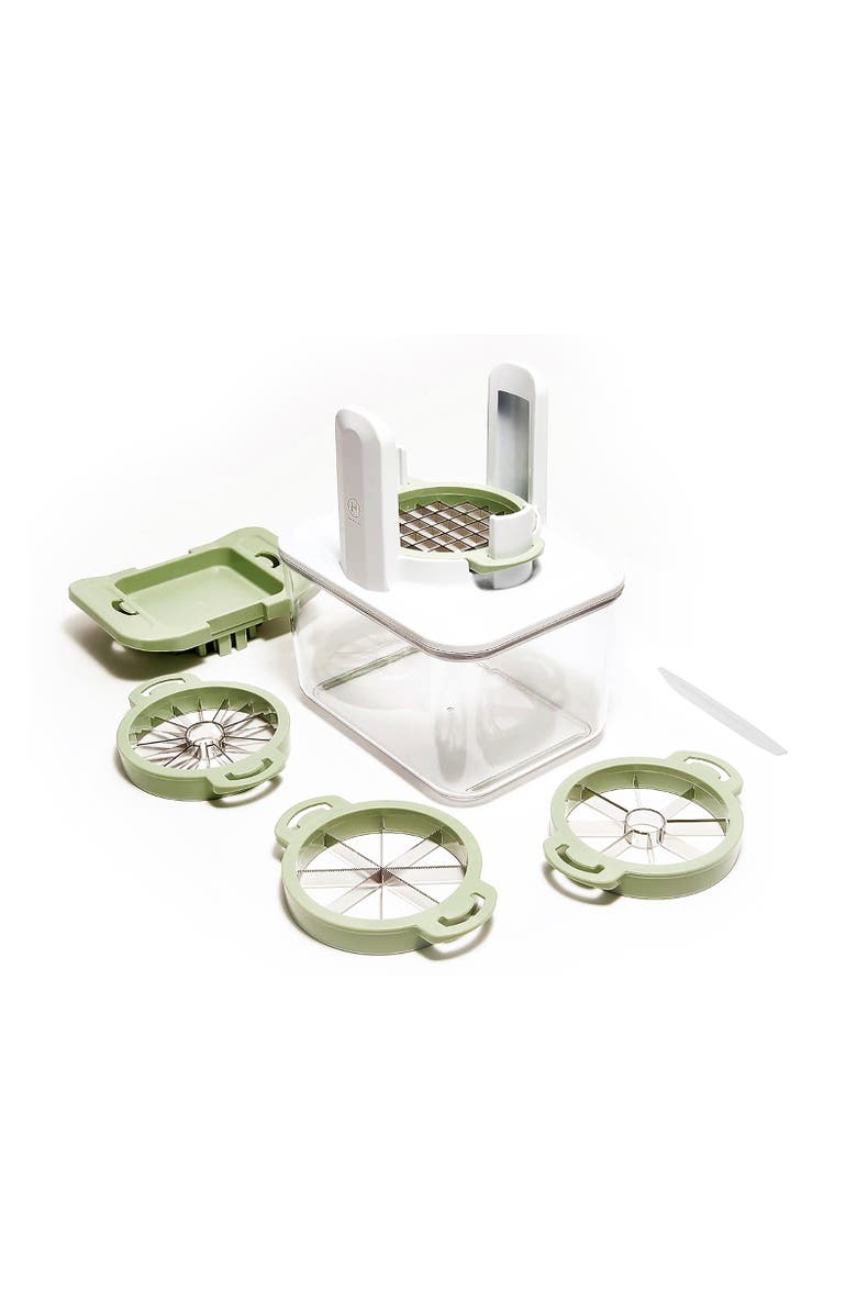 Henning Lee 4-in-1 Fresh Prep Fruit and Veggie Slicer, Main, color, Green