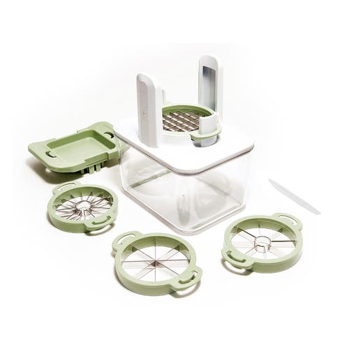 Henning Lee 4-in-1 Fresh Prep Fruit And Veggie Slicer In Green