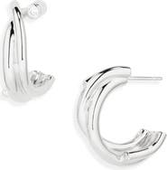 COMPLETEDWORKS Cubic Zirconia Hoop Earrings