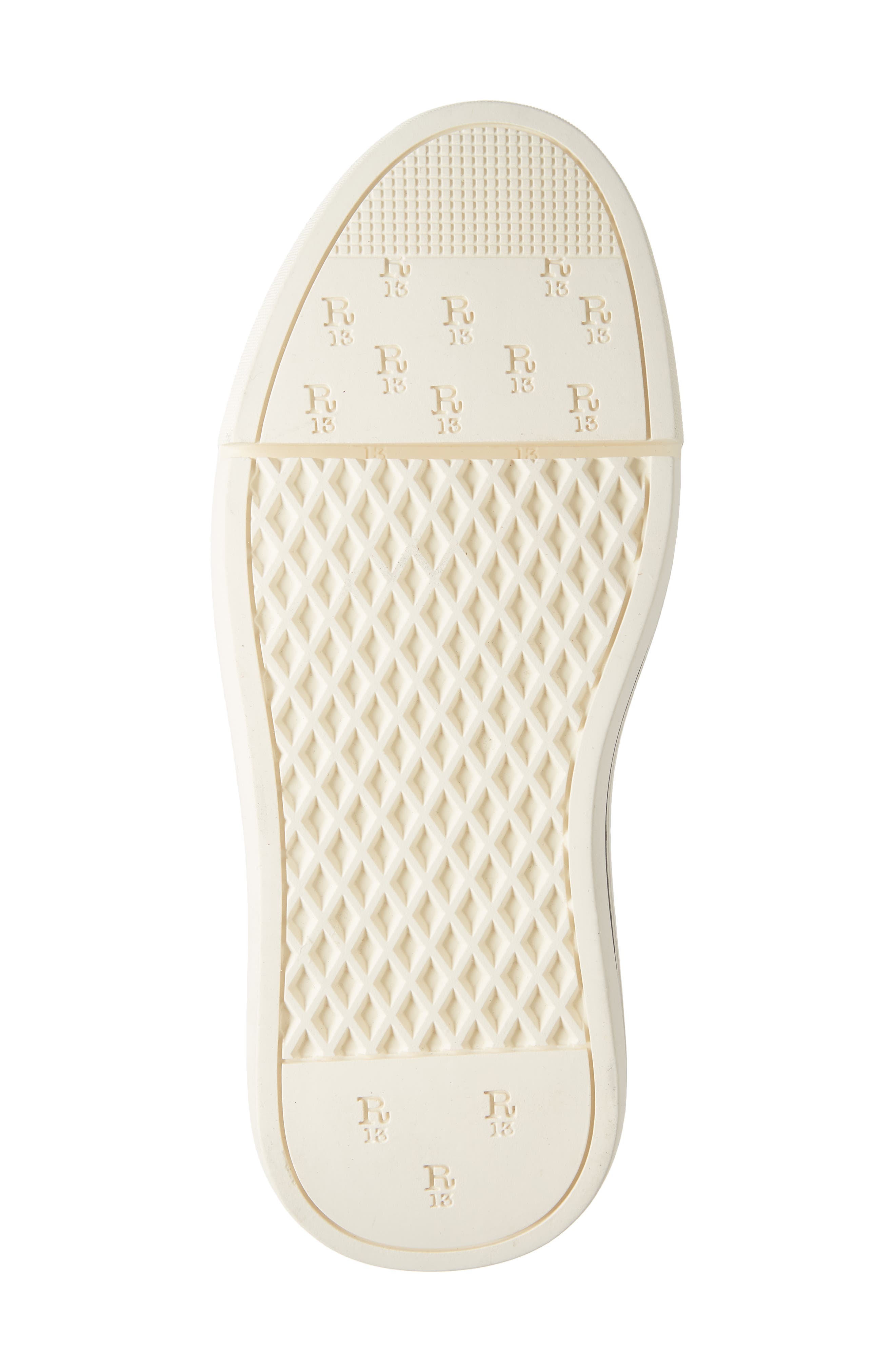 R13 Double Grommet High Top Sneaker, Alternate, color, 