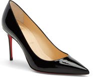 Christian Louboutin Kate Pointed Toe Patent Leather Pump