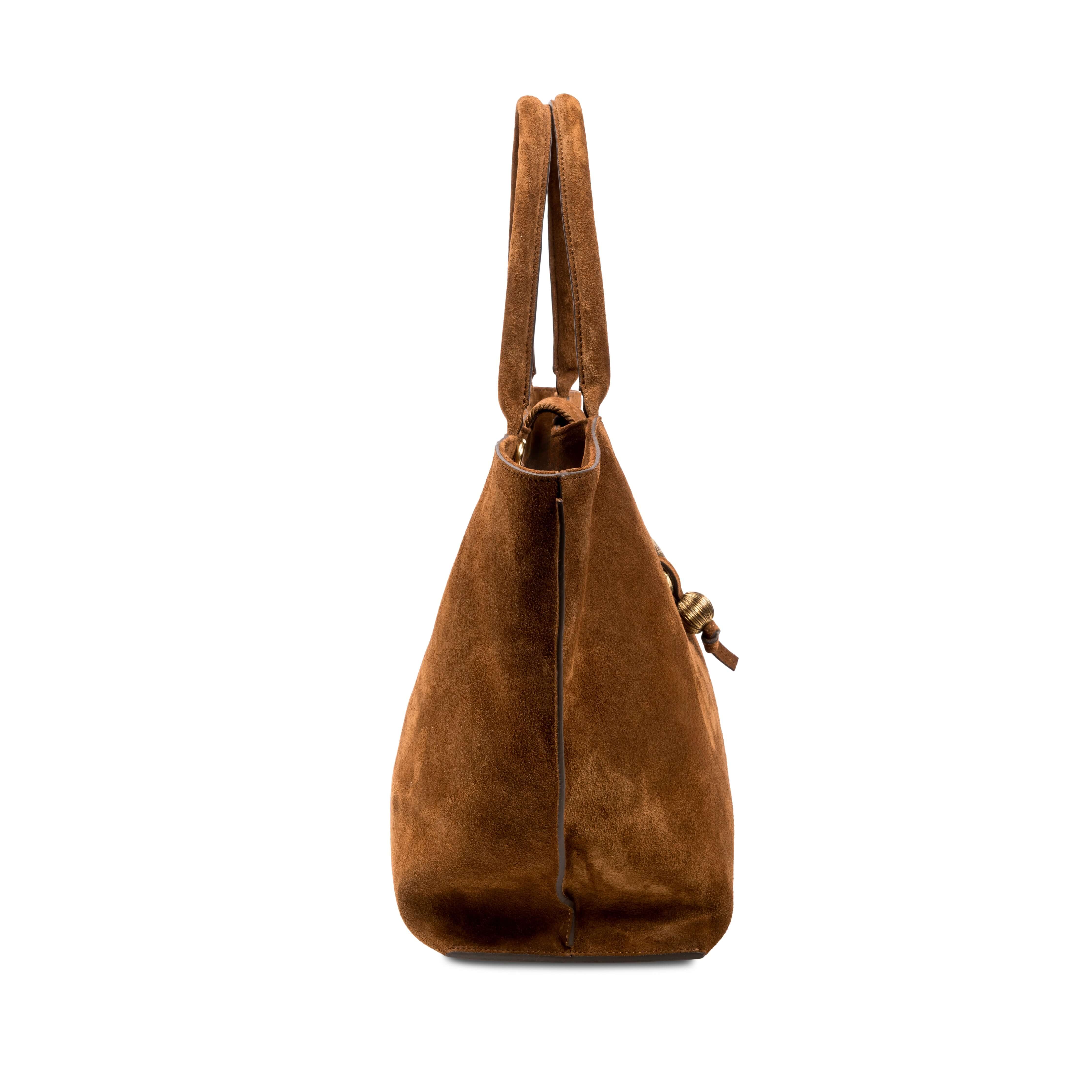 Boho Chic Camello Medium Tote Bag, Alternate, color, Camello