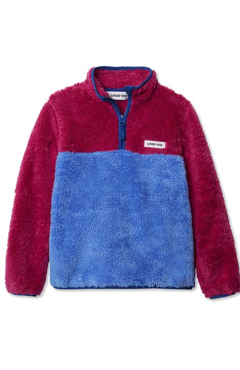 Kids Heritage Fleece Quarter Zip Pullover Top