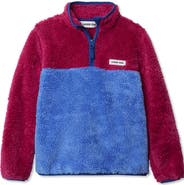 Lands' End Kids Heritage Fleece Quarter Zip Pullover Top